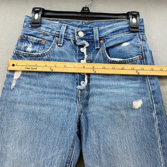 Levi's 501XX Jeans Women's W24 L26 (0) Big E Button Fly Light Stone Normcore - Picture 13 of 16